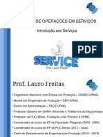 Introdução A Gestão de Operações em Organizações de Serviços