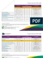 Program Calendar SY 2021-2022: Program Name Program Date Program Fees Post-Graduate Stackable Certificate