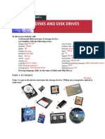 Disks and Disk Drives: in This Lesson Students Will