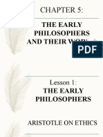 The Early Philosophers and Their Works