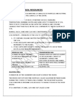 Soil Resources Notes