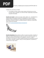 Técnicas de Movilización y Traslado para La Empresa SURTIFRUVER JN