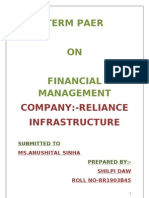 Reliance Infrastructure Analysis