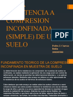 Determinacion de La Resistencia A Compresion Inconfinada (