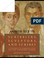 Richard LaFleur - Scribblers, Sculptors, and Scribes ANSWER KEY