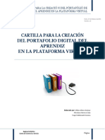 Cartilla para La Creación Del Portafolio Digital Del Aprendiz en La Plataforma Virtual