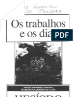 Hesiodo - O Trabalho e Os Dias - Mito de Prometeu e Pandora (PDF)