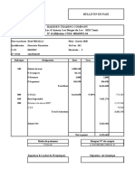 Fiches de PAIE 01-2020