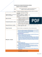 Proceso Dirección de Formación Profesional Integral Formato Taller de Aprendizaje