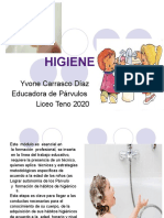 4to Párvulos Higiene - PPTX Clase 18 de Agosto