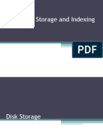 DBMS Storage and Indexing