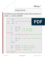 MIPS Arrays