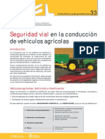 Seguridad Vial en La Conduccion de Vehiculos Agricolas