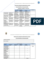 Rubrica para La Evaluación La Comprensión de Un Texto