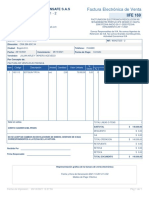 Factura Electrónica de Venta: Industrial Insafe S.A.S