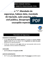 Aula 79 - 18 - Mandado de Segurança ACP 