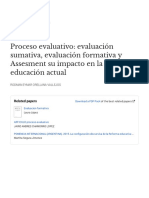 Proceso Evaluativo