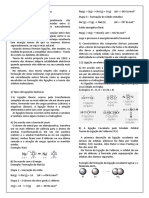 3 Ano - Química - Resumo de Ligações Químicas