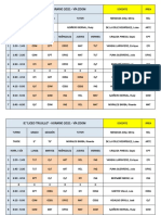 HORARIO 3° Grado - 2021