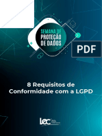 Ebook 8 Requisitos de Conformidade LGPD