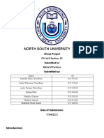 North South University: Group Project