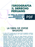 Historiografia Del Derecho Peruano