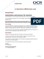 MCQ Respiration