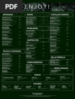 Menu Carajillo 14 Jun