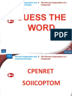 Percent Composition and Chemical Formula