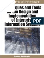 Techniques and Tools For The Design and Implementation of Enterprise Information Systems by Angappa Gunasekara