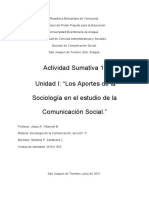 Surgimiento de Las Ciencias Sociales y La Sociología