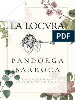 Programa de Mano Pandorga Barroca