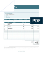 Product Quotation Template