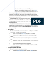 The Process NPD: Swot Analysis R&D