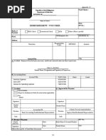 Disbursement Voucher - DepEd