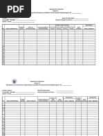 Distribution List of Nutritious Food Products and Milk For School-Based Feeding Program SY