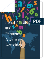 Five Phonological and Phonemic Awareness Activities: Page - 1