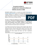 Así Fue El Desempeño de La Educación Oficial en El Atlántico Durante El 2020