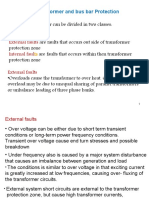 Chapter 7. Transformer and Bus Bar Protection: External Faults Internal Faul External Faults