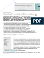 Guía Clínica Sobre Implantes de Conducción de Vía Ósea