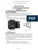 Chapter # 16: Loud Speakers, Headphones and Earpiece