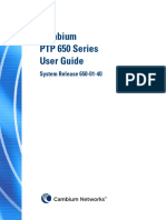 Cambium PTP 650 Series 01-40 User Guide