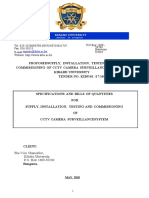 Proposed Supply Installation Testing and Commissioning of CCTV Camera Surveillance System