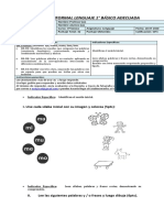 Evaluación Leguaje 1° Básico