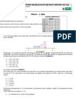 1º Ano FÍSICA