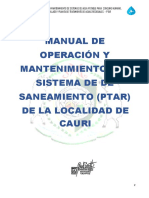 MANUAL DE OyM PTAR