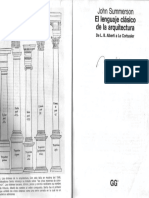 SUMMERSON, John (1963) - El Lenguaje Clásico en La Arquitectura - Caps. 1 y 2