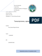 Transcripciones y Ejemplos