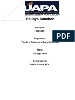 Trabajo Final Teoria y Estructura Organizacional