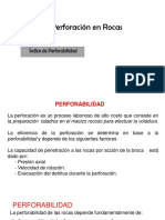 Semana 02 - Indice de Perforabilidad de Las Rocas